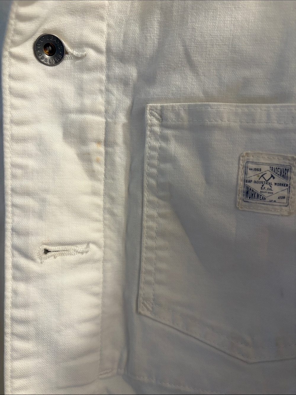 GAP Off-White Men's Workwear Jacket - Picture 2 of 5